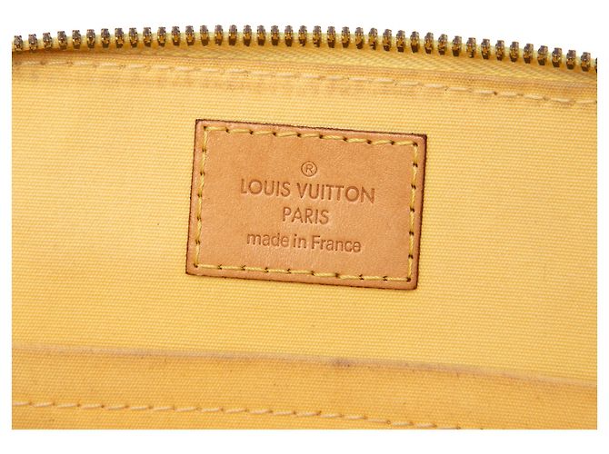 Louis Vuitton Yellow Monogram Vernis Alma BB Amarelo - vista 5