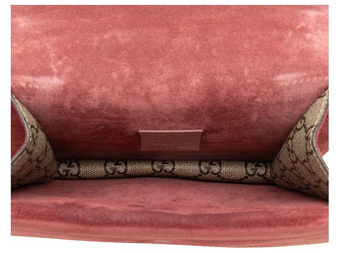 Gucci Beige Small GG Supreme Blooms Dionysus Crossbody Bege - vista 4