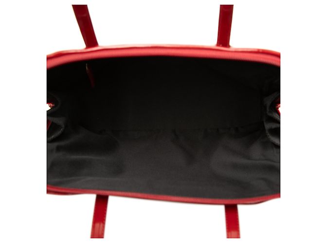 Borsa a tracolla Gucci in tela GG rossa Rosso - vista 4