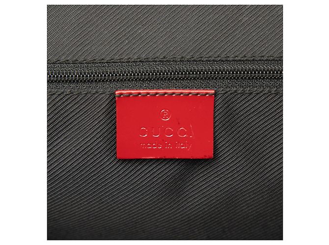 Borsa a tracolla Gucci in tela GG rossa Rosso - vista 5