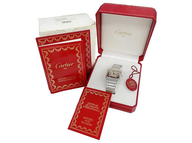 Orologio Cartier Santos Galbee LM - vista 7