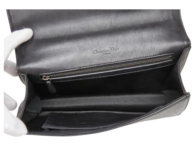 Sac à bandoulière à chaîne Christian Dior Dior DIORAMA Noir - vue 8