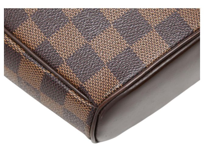 Louis Vuitton Damier Ipanema PM Crossbody Shoulder Bag Brown - view 5