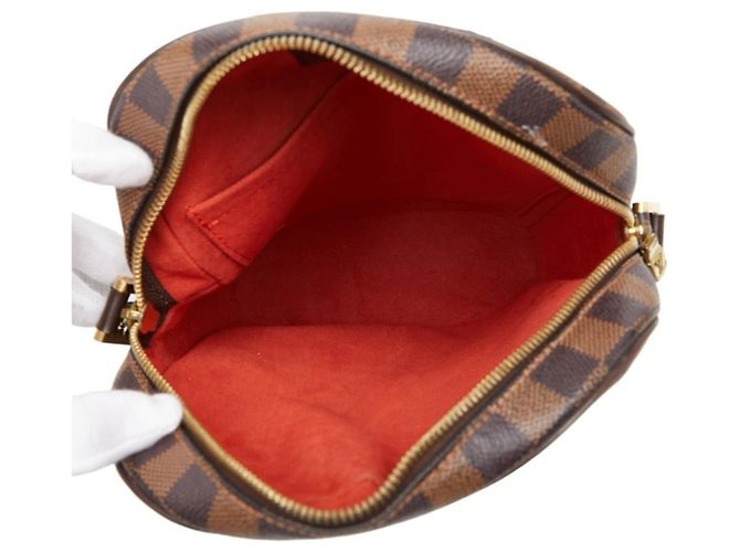 Louis Vuitton Damier Ipanema PM Crossbody Shoulder Bag Brown - view 8