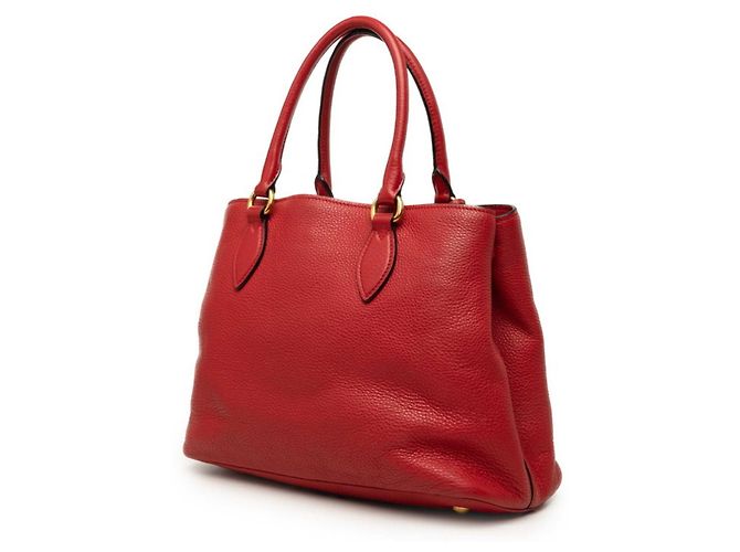 Prada Red Leather Handbag - view 2