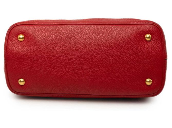 Prada Red Leather Handbag - view 3