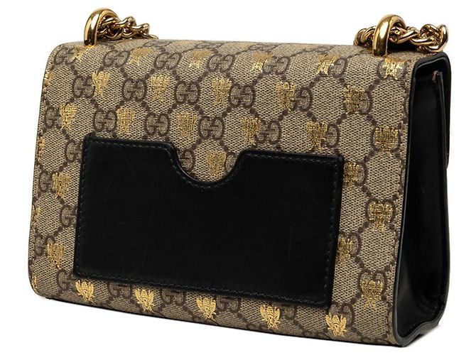 Padlock Borsa a tracolla Gucci con catena e lucchetto Beige - vista 2