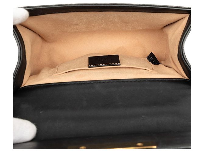 Padlock Borsa a tracolla Gucci con catena e lucchetto Beige - vista 5