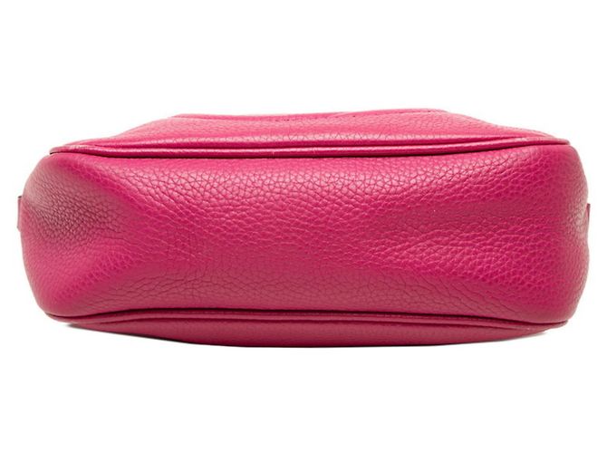 Borsa a tracolla Gucci Soho in pelle rosa - vista 3
