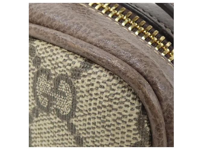 Borsa a tracolla Gucci Ophidia 517350 96IWS Marrone Beige - vista 5
