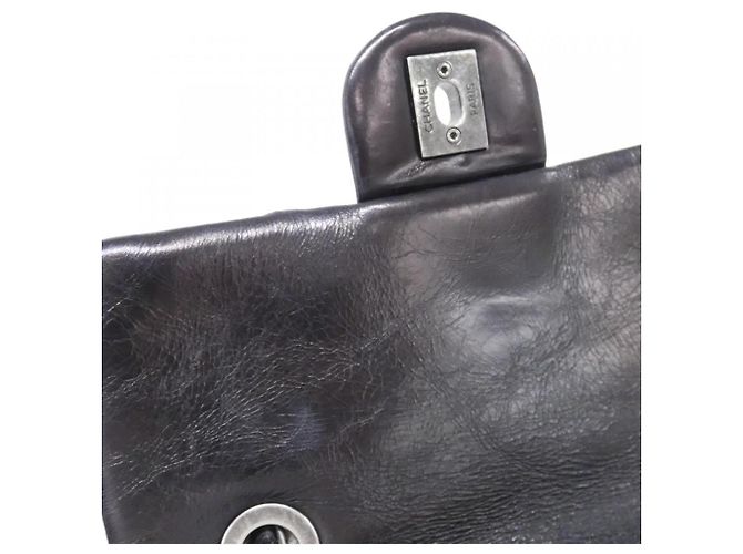 Mochila de couro Chanel 92961 Preto - vista 10