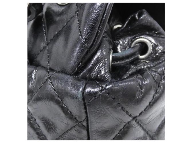 Mochila de couro Chanel 92961 Preto - vista 4