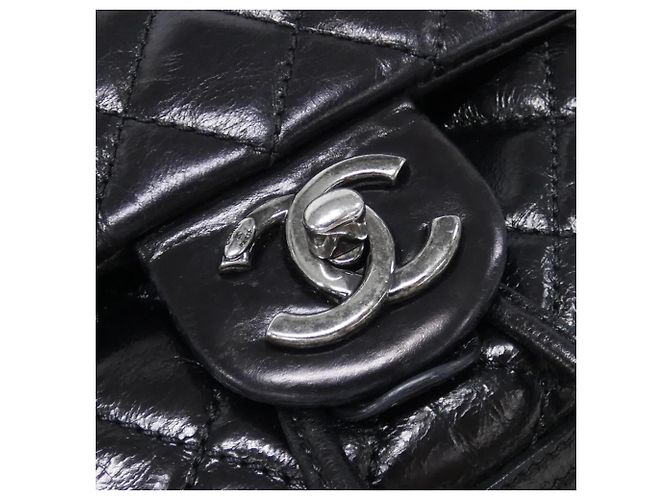 Mochila de couro Chanel 92961 Preto - vista 5