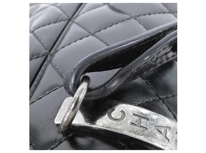 Mochila de couro Chanel 92961 Preto - vista 6