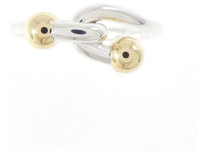 Autre Marque Anello Tiffany Hook Band Ring - vista 2