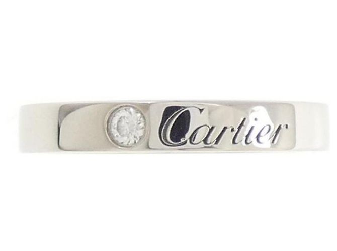 Cartier Ehering aus Platin 950 mit Diamant - Ansicht 2