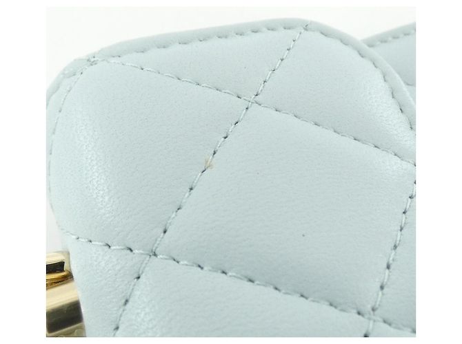 Chanel AP2200 Handtasche Hellblau - Ansicht 4