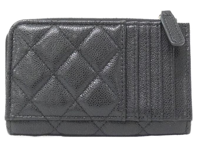 Chanel Timeless Classic Card Case AP3179 Negro - vista 2