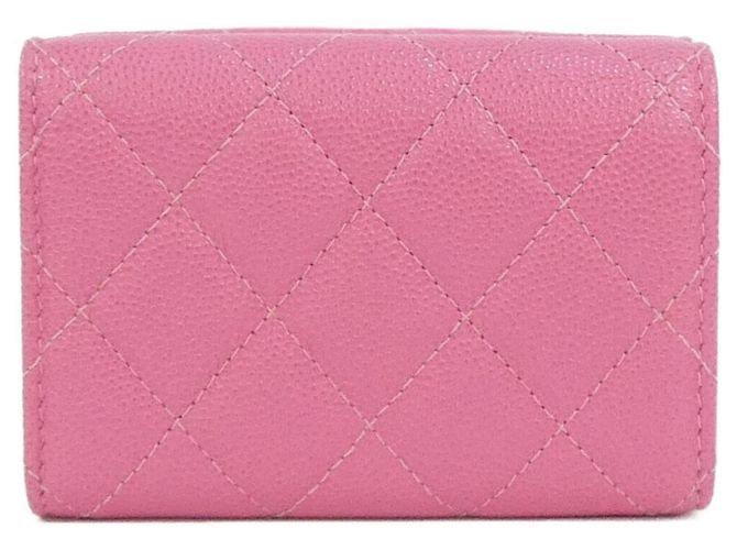 Cartera trifold Chanel Timeless Classic Line AP0230 Rosa - vista 2
