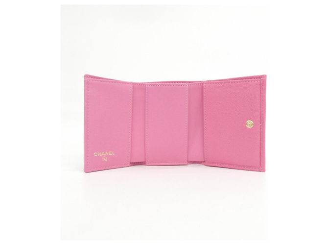 Cartera trifold Chanel Timeless Classic Line AP0230 Rosa - vista 3