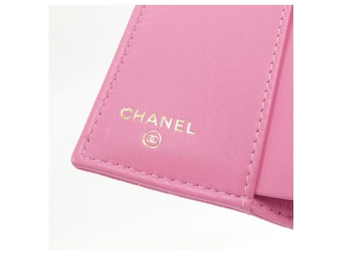 Cartera trifold Chanel Timeless Classic Line AP0230 Rosa - vista 4