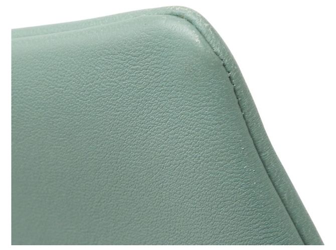 Céline Celine Clutch aus grünem Lambskin - Ansicht 5