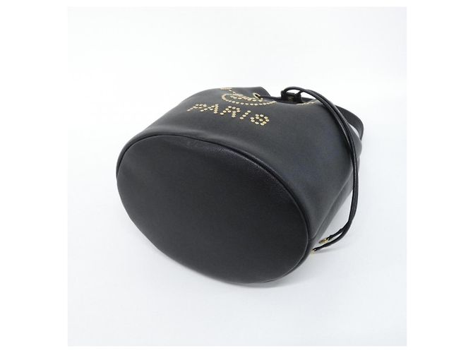 Borsa a tracolla Chanel Deauville Nero - vista 3