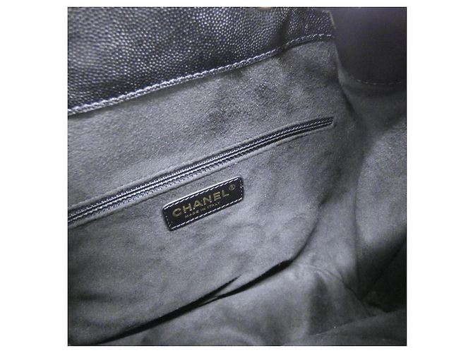 Borsa a tracolla Chanel Deauville Nero - vista 7