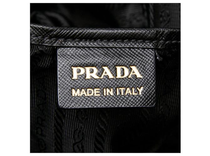 Bolso Tote de Prada con Flores de Cuentas Negro - vista 14