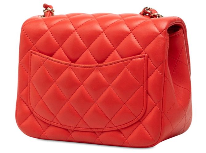 Chanel Mini Matelassé Schultertasche Rot - Ansicht 2