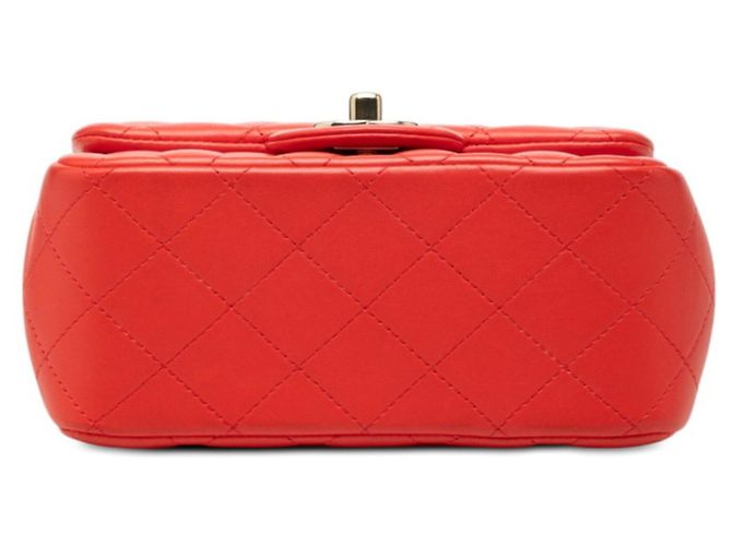 Chanel Mini Matelassé Schultertasche Rot - Ansicht 3