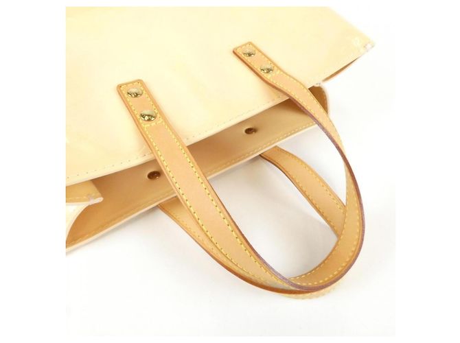 Bolso Louis Vuitton Vernis Lead PM Castaño Rosa Beige - vista 4