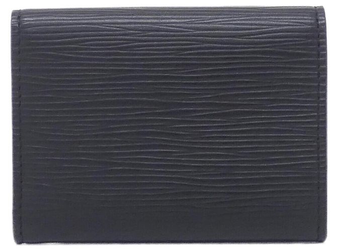 Louis Vuitton Epi Enveloppe Carte de Visite Card Case Negro - vista 2