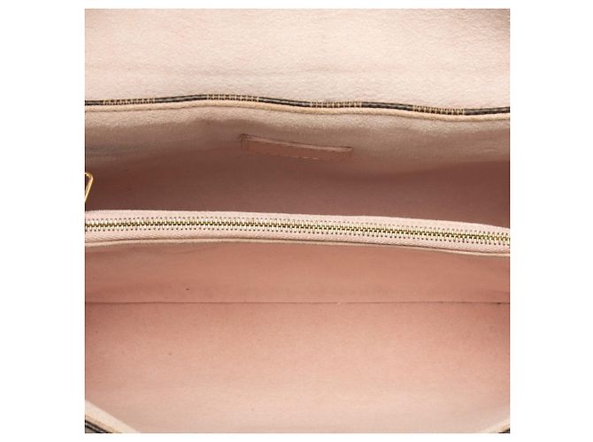Louis Vuitton Damier Caïssa Clutch Chain Shoulder Bag Braun Pink - Ansicht 4
