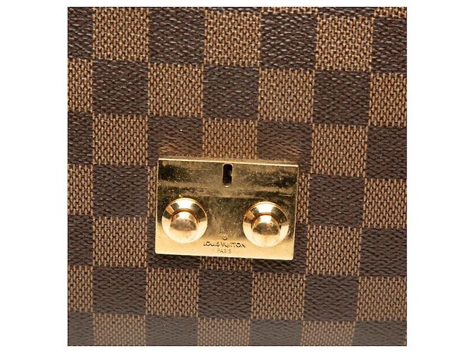 Louis Vuitton Damier Caïssa Clutch Chain Shoulder Bag Braun Pink - Ansicht 7
