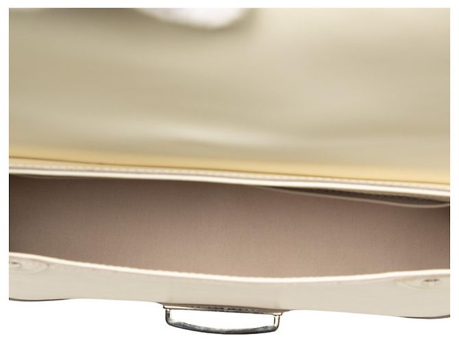 Borsa a tracolla Louis Vuitton Epi Bagatelle PM Bianco - vista 4