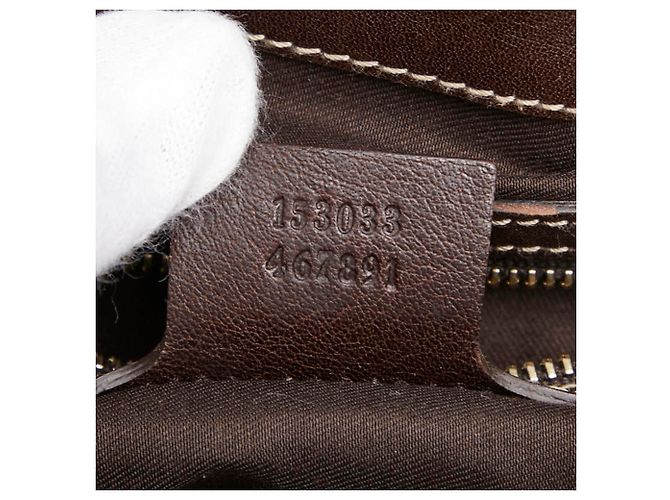 Gucci GG Canvas Tote Bag Braun - Ansicht 11