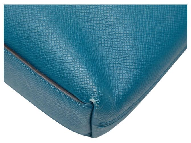 Borsa a tracolla Louis Vuitton Taiga Grigori Blu - vista 6
