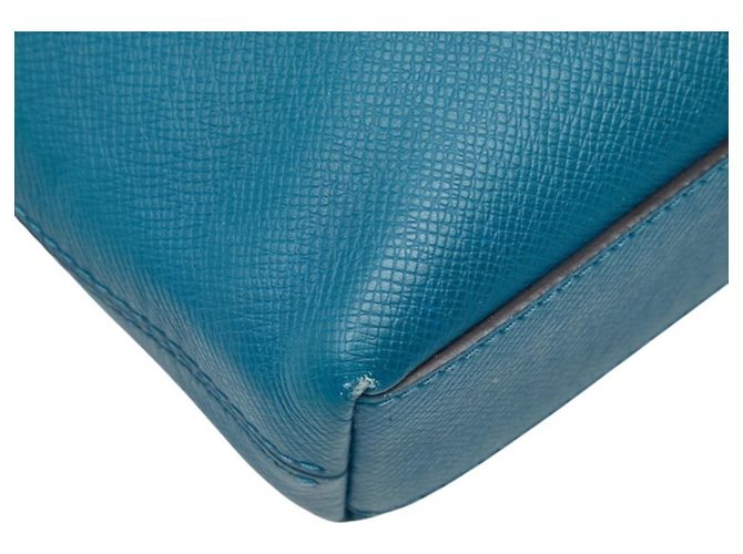 Borsa a tracolla Louis Vuitton Taiga Grigori Blu - vista 7