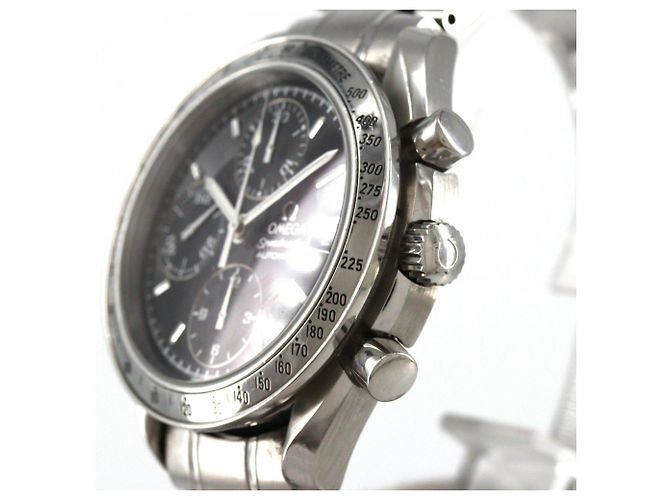 Relógio automático Omega Speedmaster Date 3513.50 em aço inoxidável - vista 3