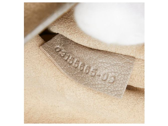 Bolso de hombro Chloé Drew Small con cadena Castaño - vista 10