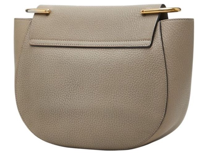 Bolso de hombro Chloé Drew Small con cadena Castaño - vista 2