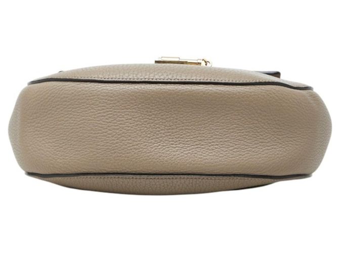Bolso de hombro Chloé Drew Small con cadena Castaño - vista 3