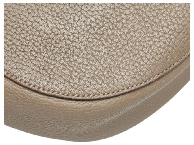 Bolso de hombro Chloé Drew Small con cadena Castaño - vista 7