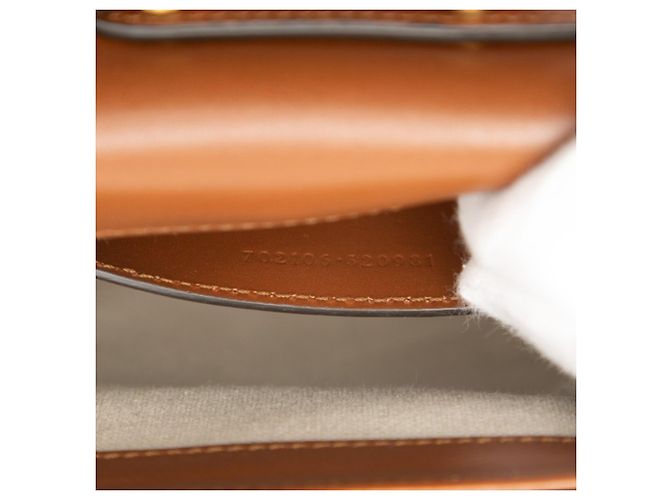 Bolsa de mão e de ombro Gucci Bamboo Marrom - vista 6