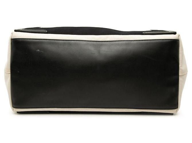 Balenciaga Navy Cabas M Handtasche Schwarz Roh - Ansicht 3
