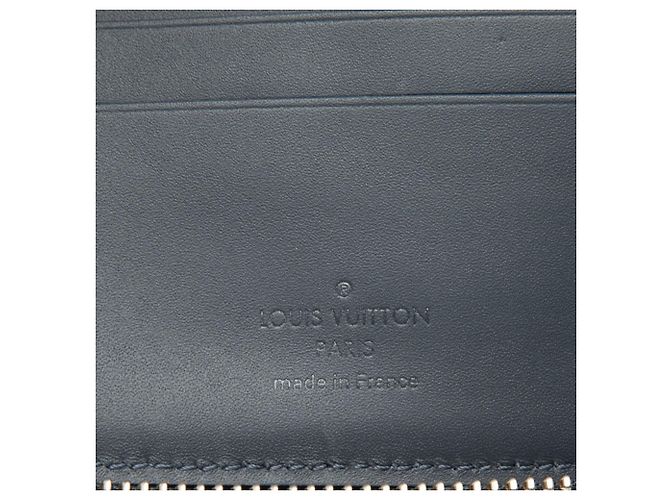 Portafoglio Zippy Compact Monogram Watercolor Louis Vuitton Blu - vista 5
