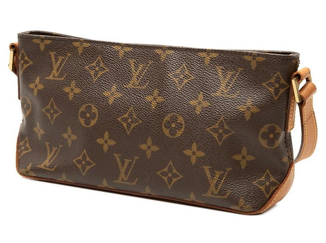 Borsa a tracolla Louis Vuitton Monogram Trotteur Marrone - vista 2