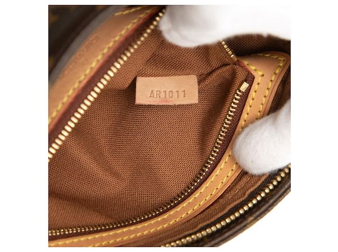 Borsa a tracolla Louis Vuitton Monogram Trotteur Marrone - vista 6
