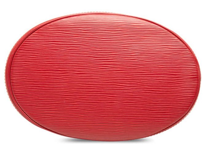Borsa Tote Louis Vuitton Epi Bucket PM Rosso - vista 3